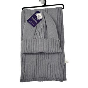 Connex Gear Gray Scarf and Beanie NWT One Size